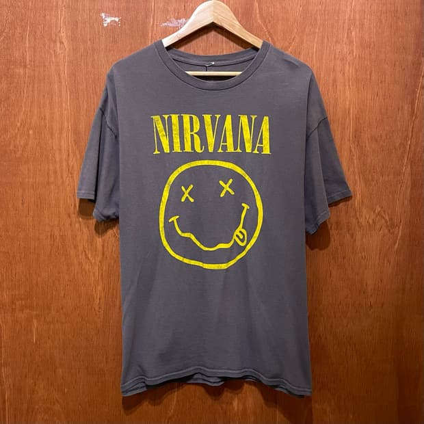(XL) Nirvana 너바나 프린팅 반팔티