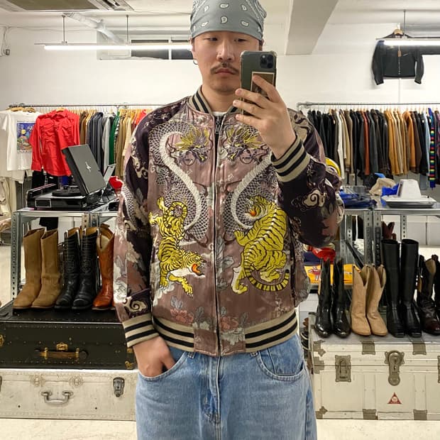 VTG reversible skajan 빈티지 리버시블 스카잔