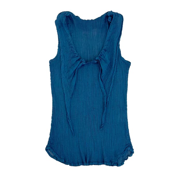 Issey Miyake me Tie Sleeveless Top/ Os