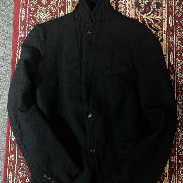 comme des garcons homme 축융울 블레 이저 자켓