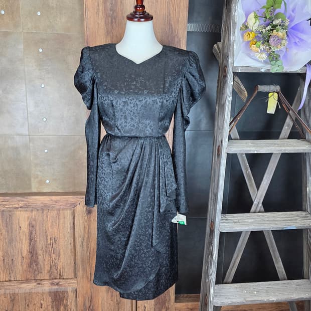 드레이핑 퍼프 오브제 원피스