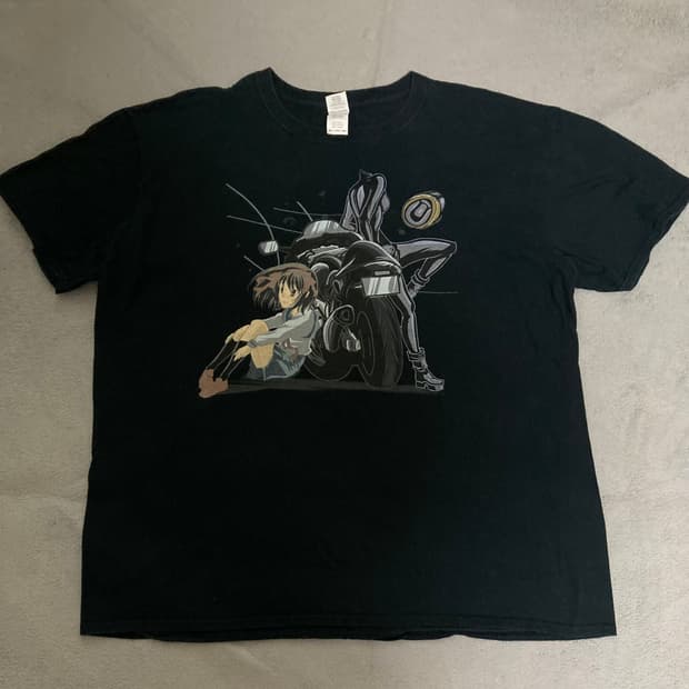 [2XL] 스즈미야 하루히 & 듀라라라 부틀렉 애니메이션 티셔츠