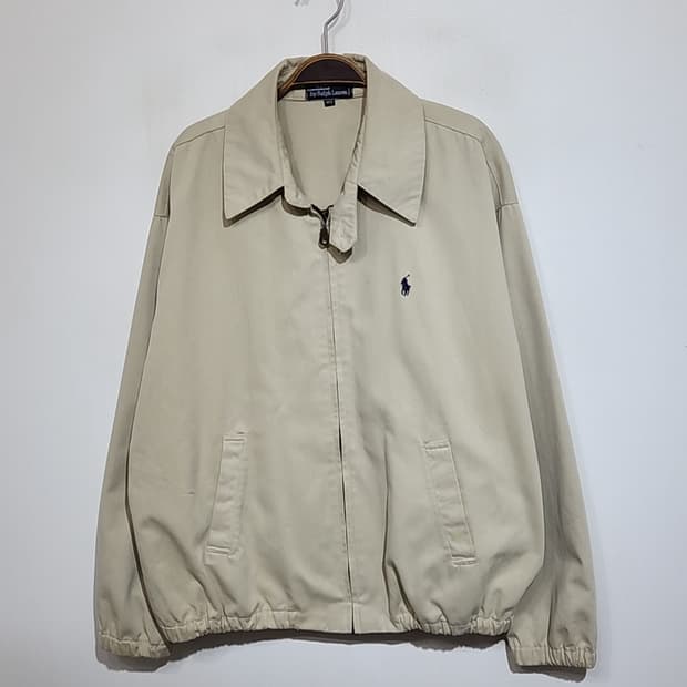 (105) 랄프로렌 폴로 블루종 점퍼 베이지 자켓 캐주얼 
