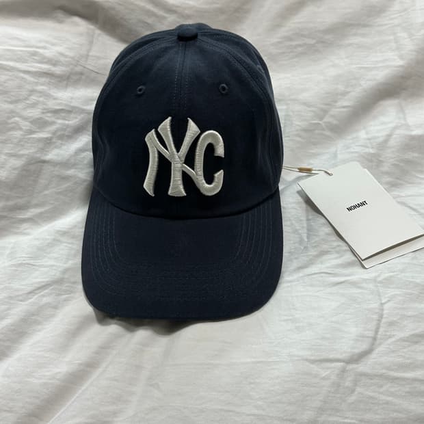 [미사용] NOHANT 노앙 워시드 볼캡 (네이비) 남녀공용 모자