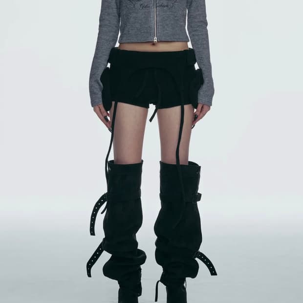 길라아카이브 포켓 니트 쇼츠