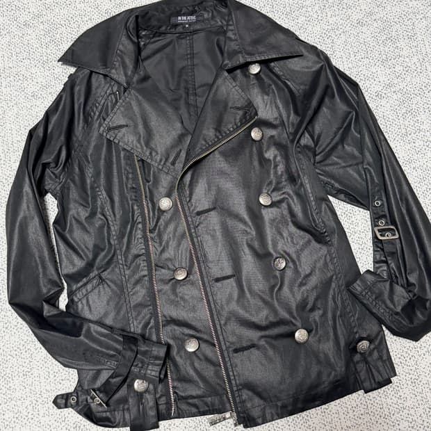 Goth punk 고스펑크 더블자켓 double breasted jack