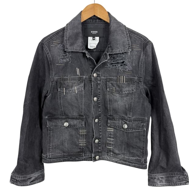 베르수스 베르사체 디스트로이 데님 트러커 자켓 48