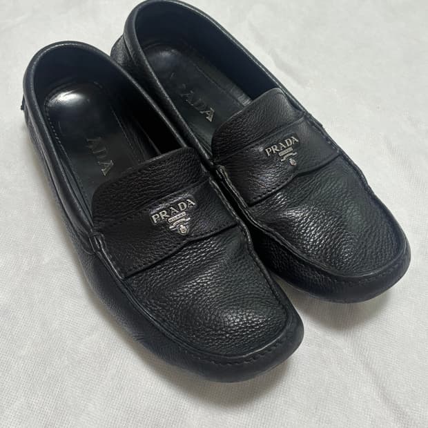 [270-5] 프라다 로퍼 드라이빙 슈즈 블랙 