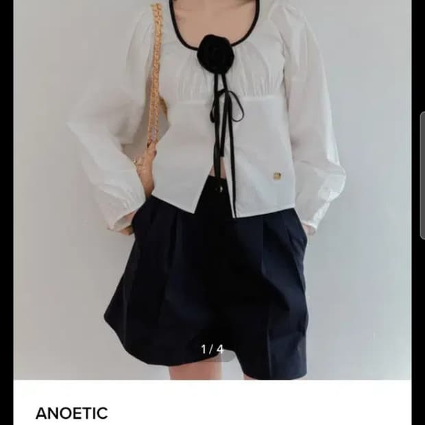 아노에틱 anoethic 블라우스