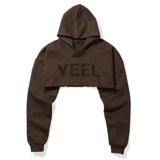 Yeel 크롭 후드티