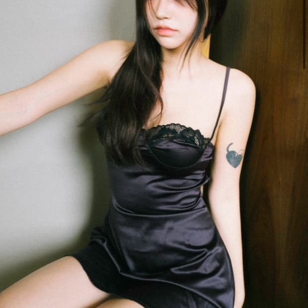스윔시티 원피스 Kawela lace mini dress (bl)