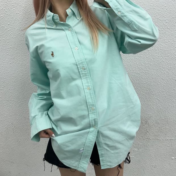 폴로 랄프로렌 옥스포드 민트맛 셔츠