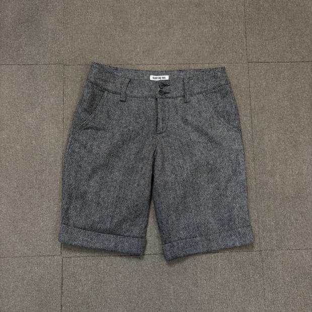 CLEF DE SOL japan 헤링본 하프팬츠 