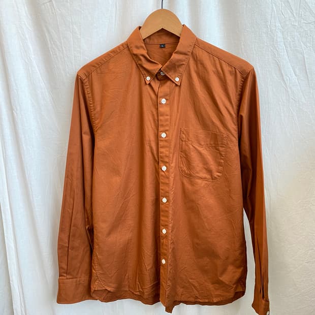 MUJI 레드브라운 셔츠(L)