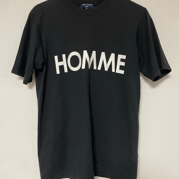 꼼데가르송 Homme 블랙 티셔츠 M