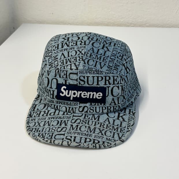 슈프림 데님 캠프캡