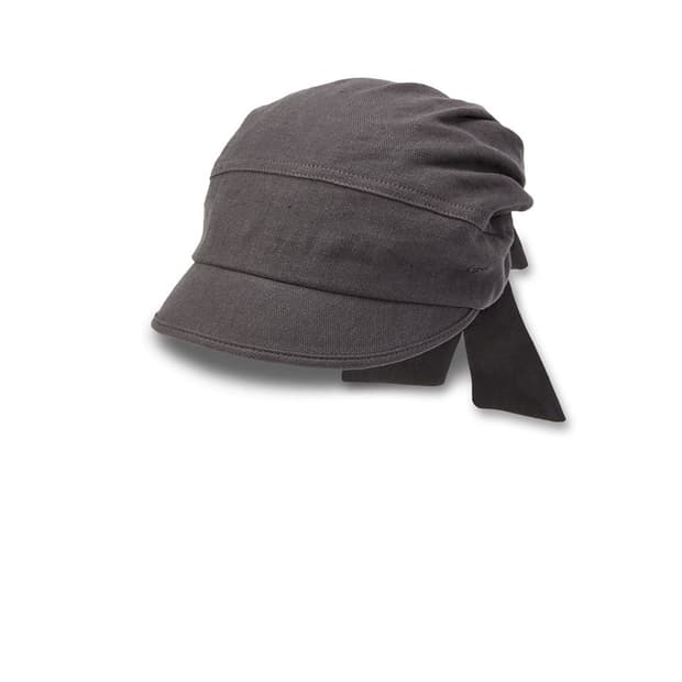 open yy linen tie up hat
