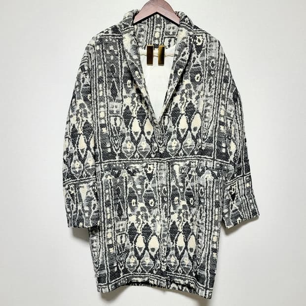 이로 IRO 트위드 오버핏 코트 (55-66) 상태좋음/착샷O