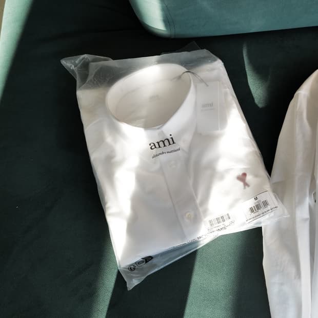 Ami 아미 옥스포드 셔츠 남방 (국내유통 정품) M,L 