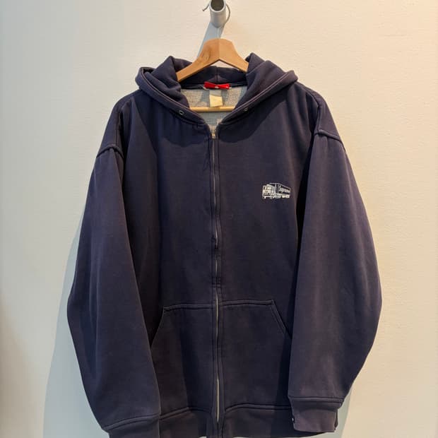 90s supreme thermal zip hood