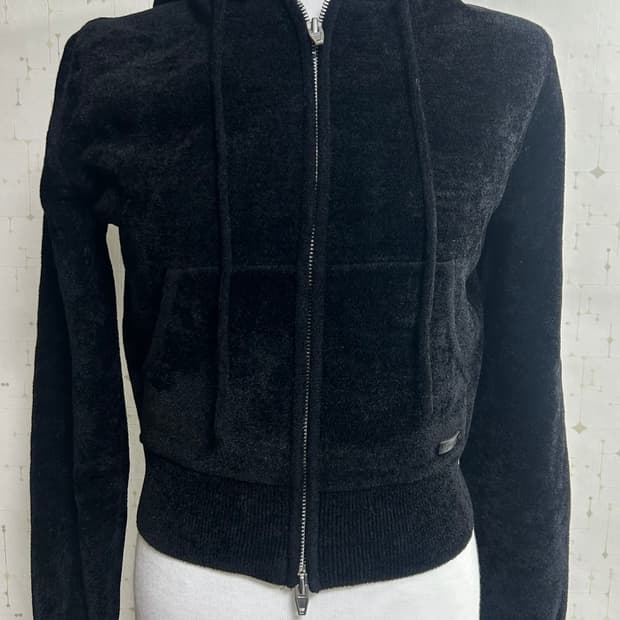 준지 후디 집업 가디건 블랙,옐로이시브라운색상 각각 판매