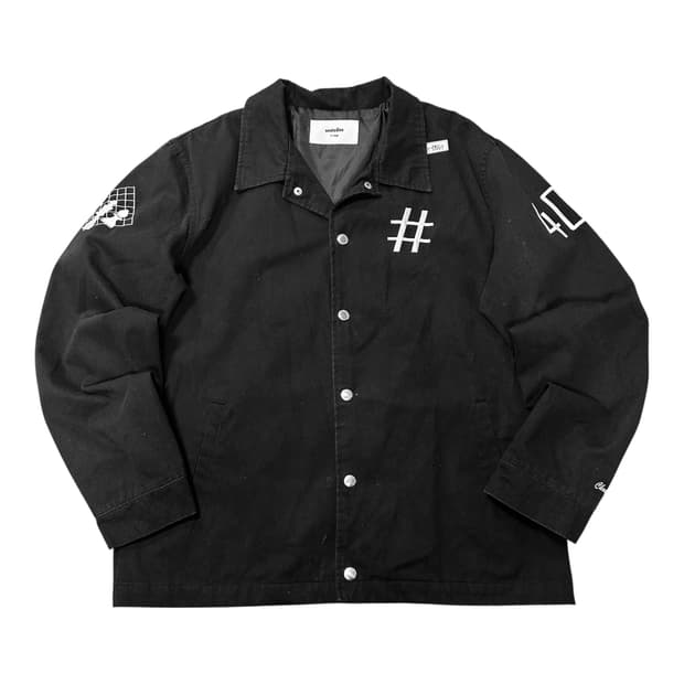 ✨ (바배) 유니룩스 빅로고 블랙 자켓