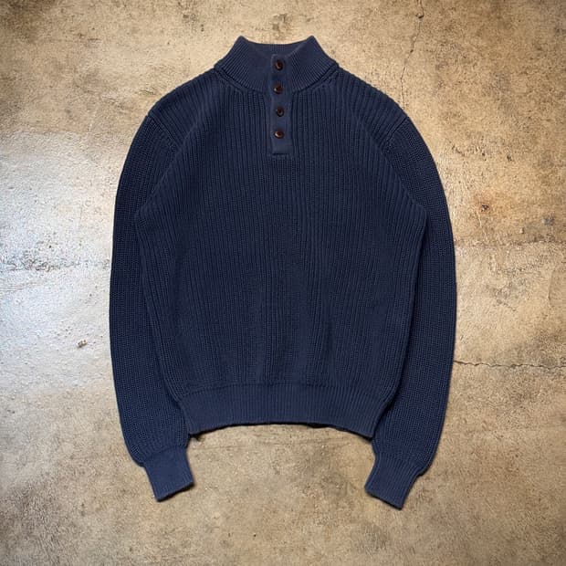 M ) 90s L.L.Bean Heavy Ribbed Sweater