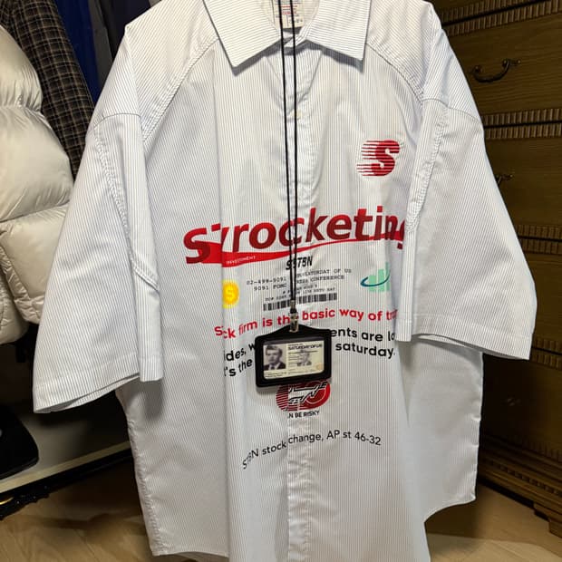 STU 셔츠 스카이블루 L