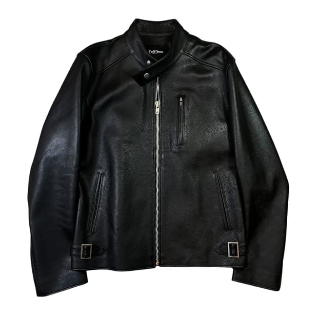 도프제이슨 소가죽 라이더 자켓 