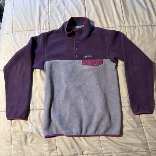 10s 파타고니아 신칠라 스냅-T 퍼플/라벤더