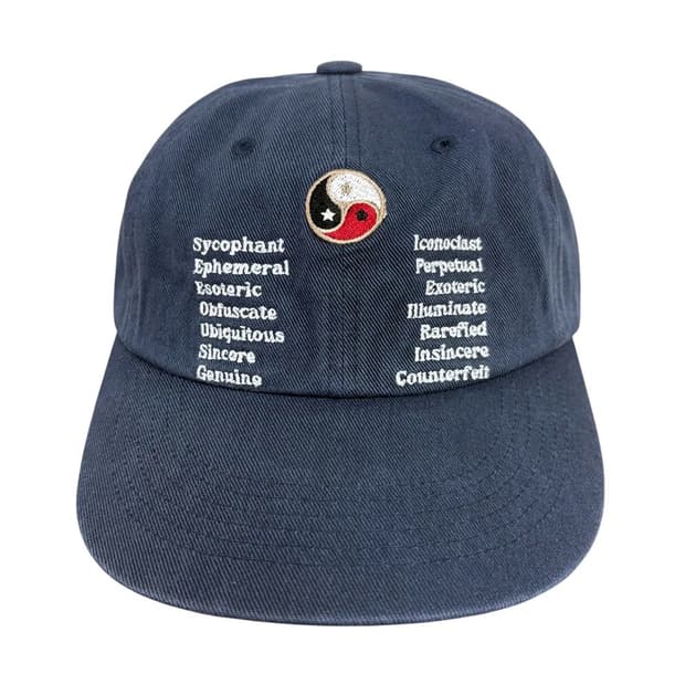 Yin Yang Washed Cap 