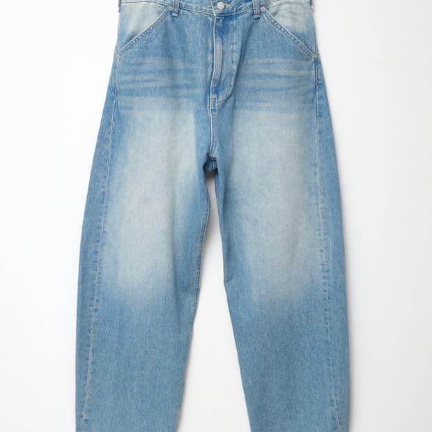 해칭룸 Curve Jeans Bleached Blue