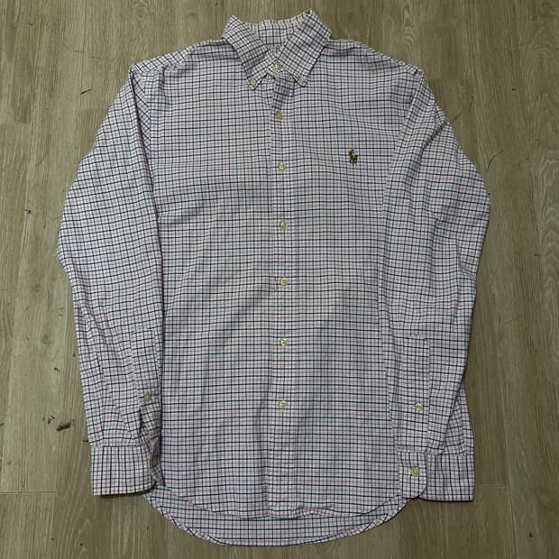 폴로 랄프로렌 옥스포드 체크 셔츠 S/90