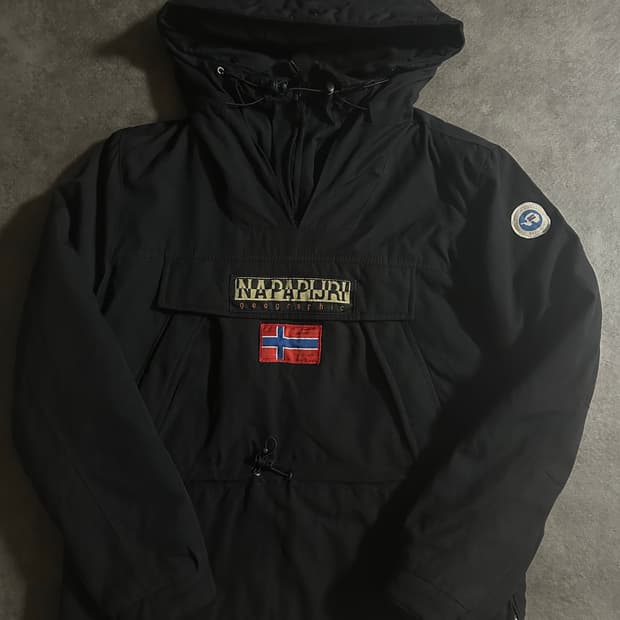 나파피리  스키두 아노락 패딩 블랙