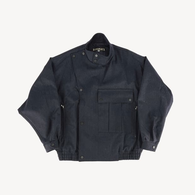 Haversack Melton Wool Motorcycle Jacket 