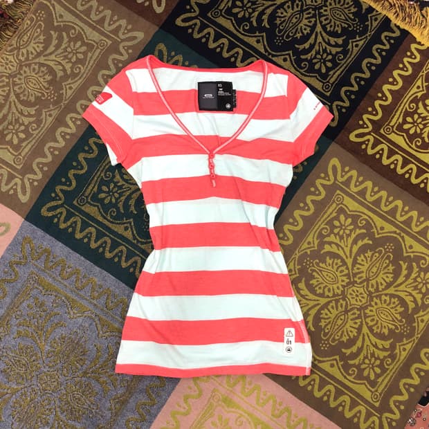 G-STAR striped henley top