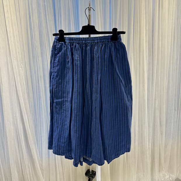 꼼데가르송 밴딩 스커트 스트라이프 M