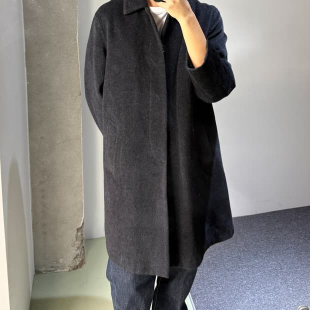 엠포리오 아르마니 발마칸 울 코트