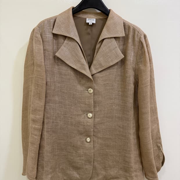 알마니 꼴레지오니 베이지 린넨 자켓(정품)