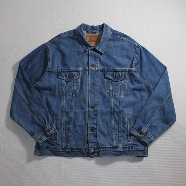 90's Levi’s 리바이스 USA 데님 트러커 자켓 L030