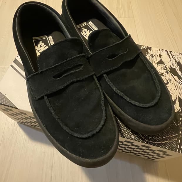 반스 스케이트 로퍼 스웨이드 블랙 260