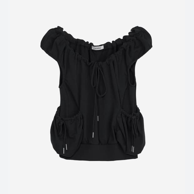 (구함) 세릭 STRING POCKET SWEAT SLEEVELESS
