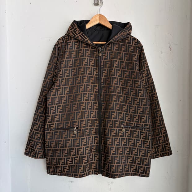 펜디 리버시블 주카 패턴 자켓