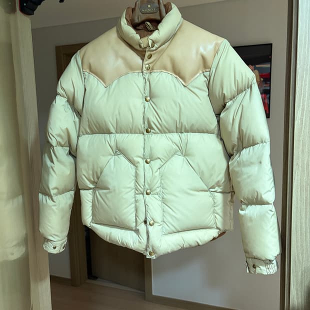 (40)록키마운틴 페더베드 다운 자켓 탄