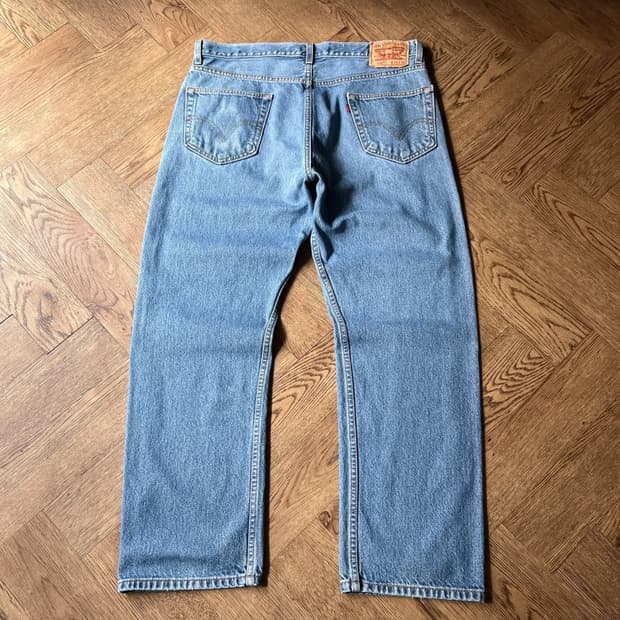 [36]00's 리바이스 USA 505 빈티지 워싱 데님 팬츠