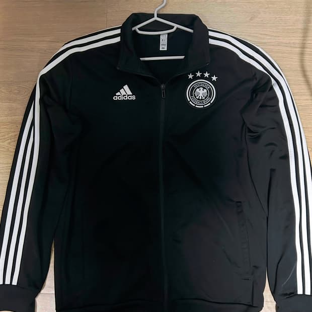아디다스 독일 DNA 트랙탑 블랙 져지