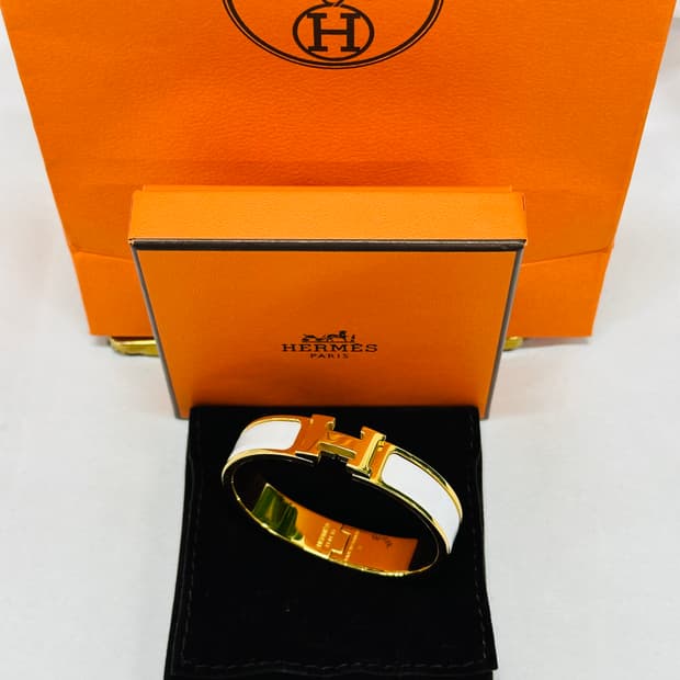 [풀구성] 에르메스 클릭아슈 화이트 골드 PM