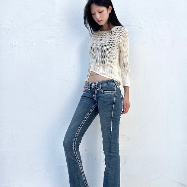 TRUE RELIGION SUPER T light blue jeans 