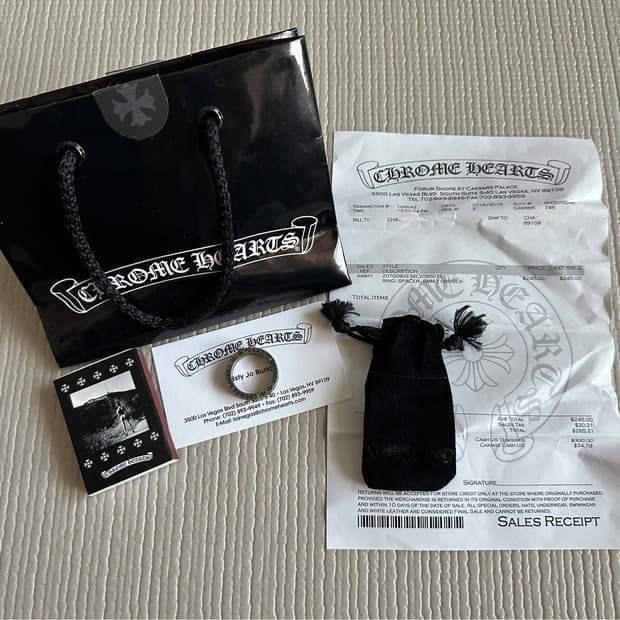 us9.5 크롬하츠 스페이서 포에버링 6mm