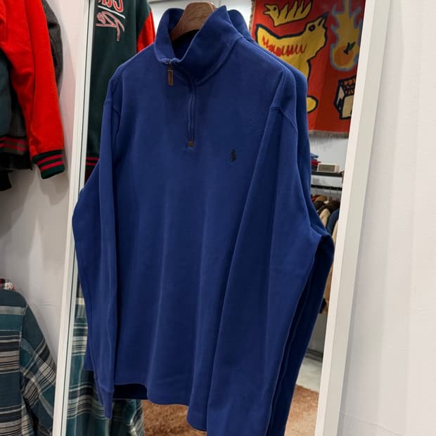 Polo ralph lauren 폴로 랄프로렌 하프넥 쿼터 집업 니트
